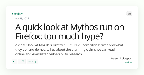 Mythos en Firefox: ¿Hype o Realidad en las Vulnerabilidades?