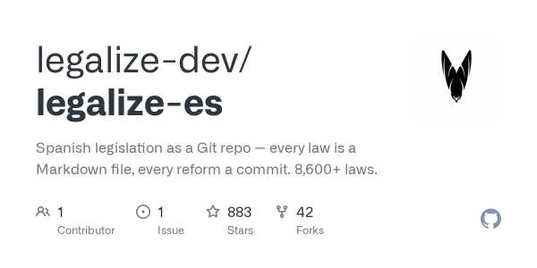 Legalize España: la legislación como repositorio Git