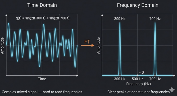 La Transformada de Fourier: Cómo Convierte el Sonido en Frecuencias