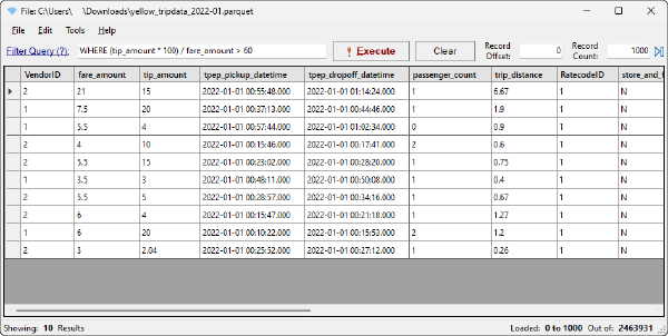 ParquetViewer: App Windows para Ver y Consultar Archivos Apache Parquet