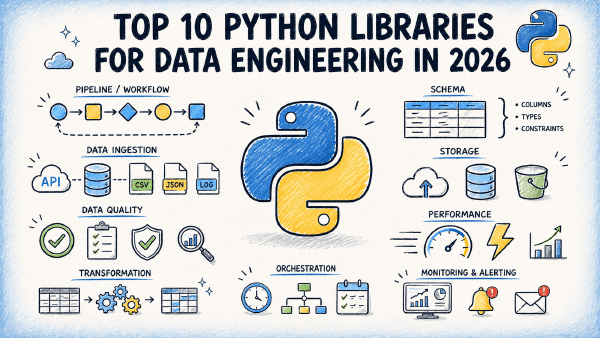 Top 10 Librerías Python para Data Engineering en 2026