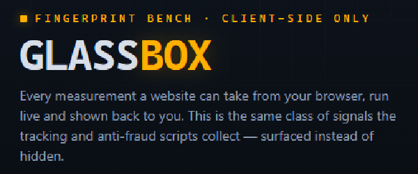 GlassBox: Qué Revela Tu Navegador